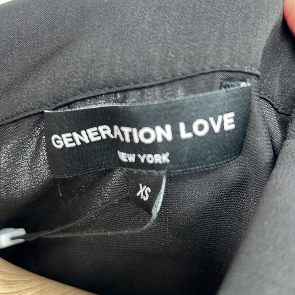 🆕Generation Love Lenox Black White Pajama Set Shorts Pockets Lounge Sleepwear - Picture 7 of 16